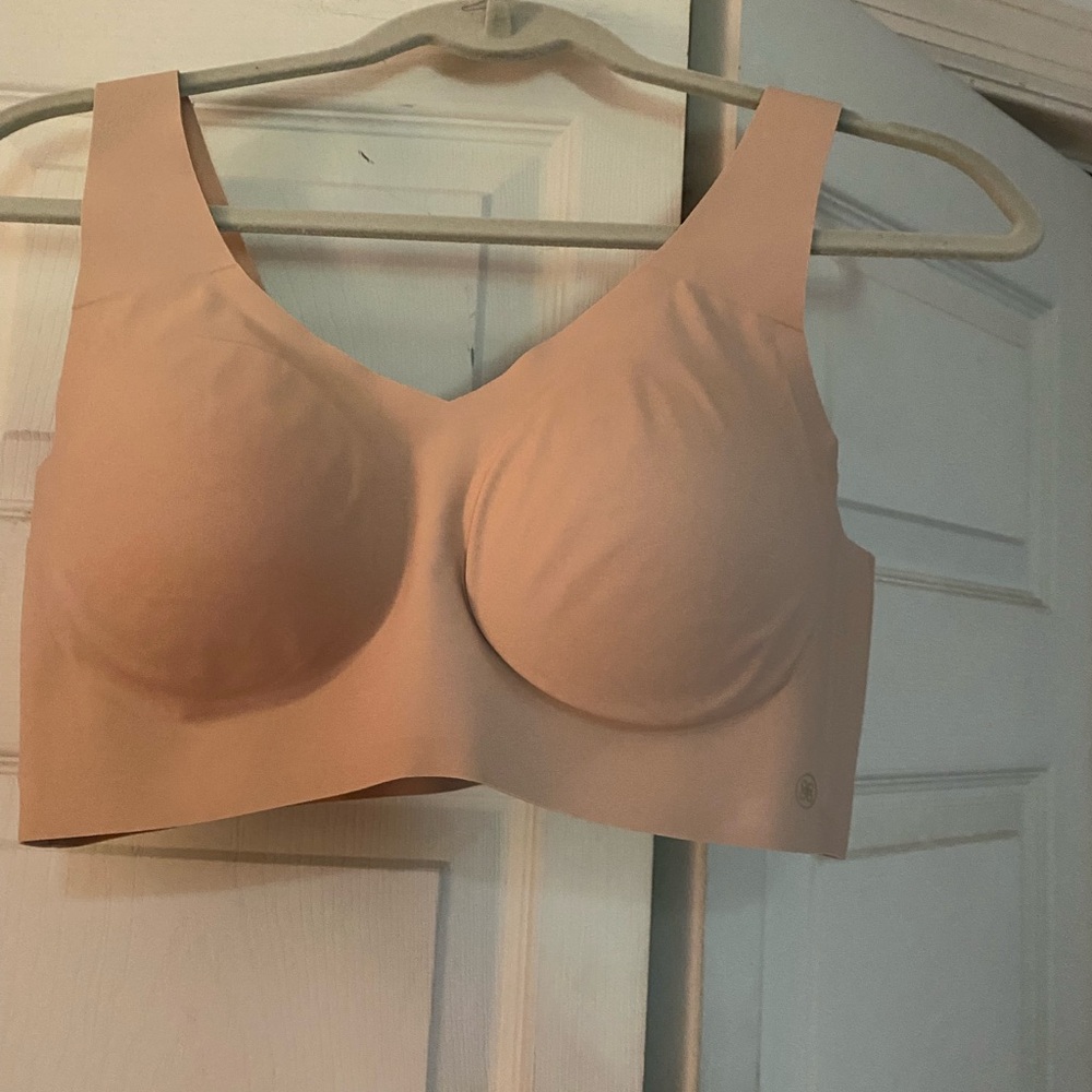 Honeylove V-Neck Pullover Bra tan XL